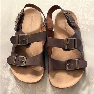 Old Navy Dark Brown Kids Sandals
